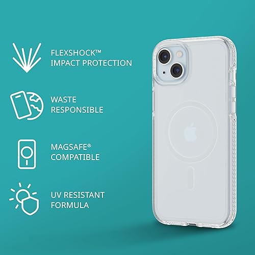 Miniatura 10 de Tech21 Evo Crystal - Funda de protección contra impactos compatible con MagSafe para iPhone 15 Plus, color rosa