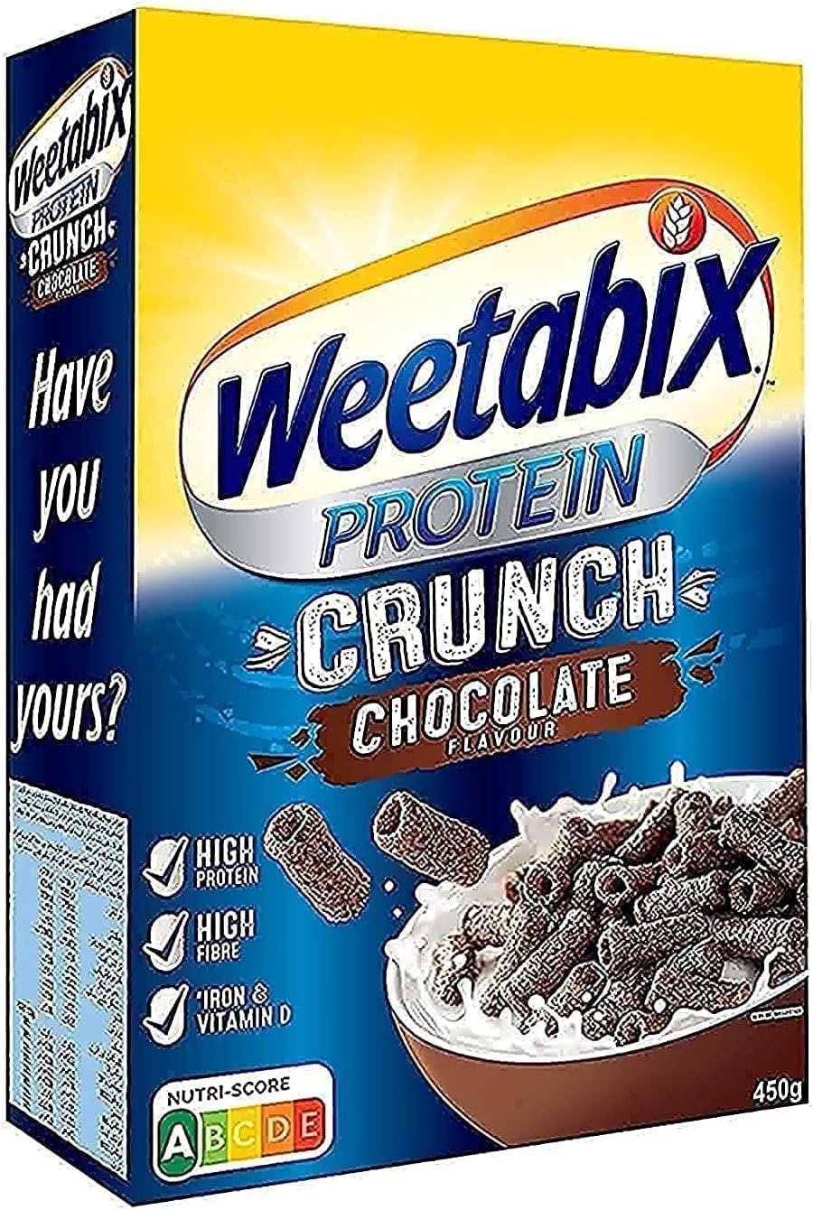 Weetabixx Protein Crunch Chocolate Crunchy Breakfast Delicious Chocolate Flavour 450gm