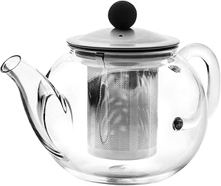 Ibili 622306 Théière avec Filtre Verre Clair 600 ml 19 x 12 x 13 cm