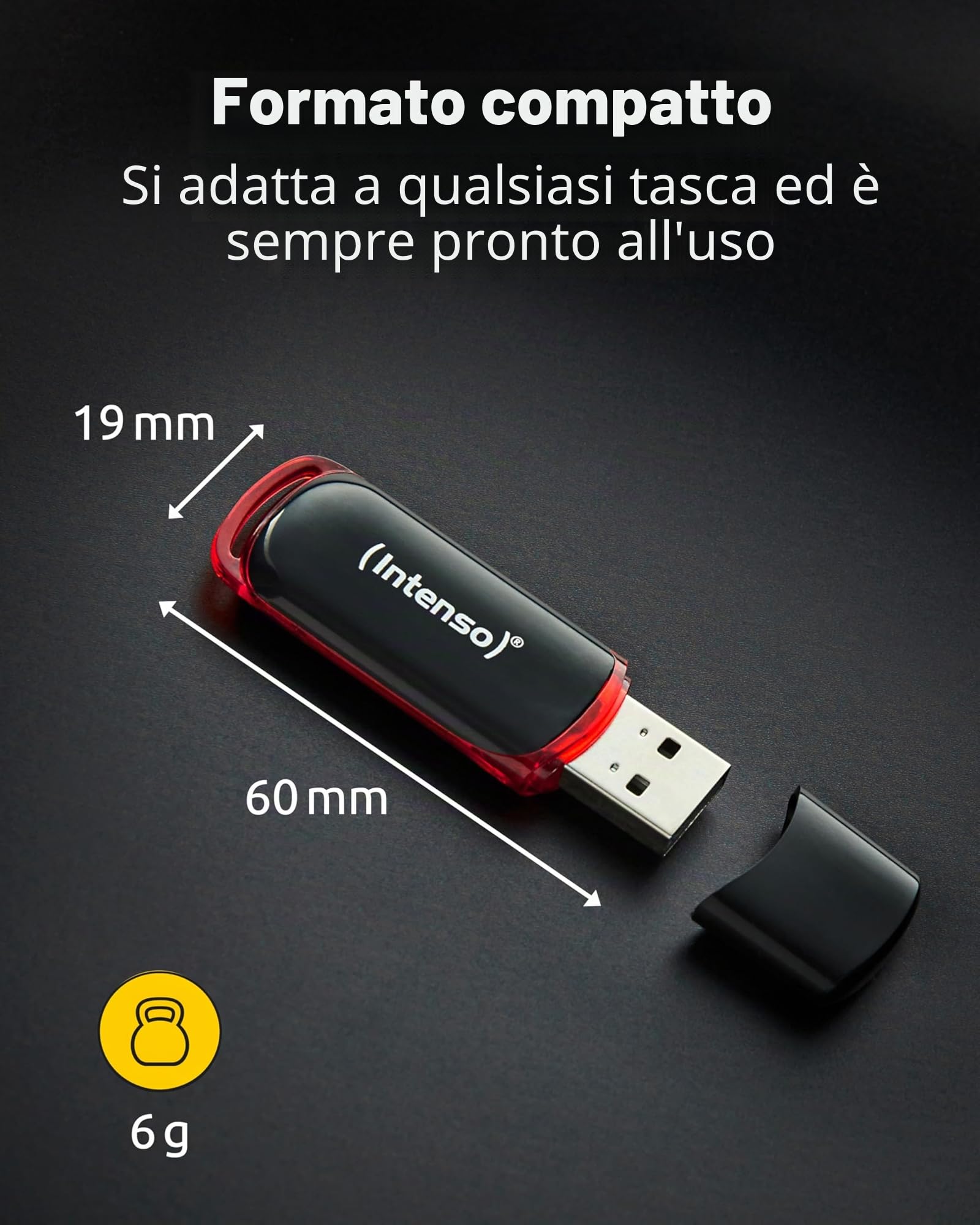 Intenso Business Line Flash Drive 16 GB USB 2.0 Black/Red