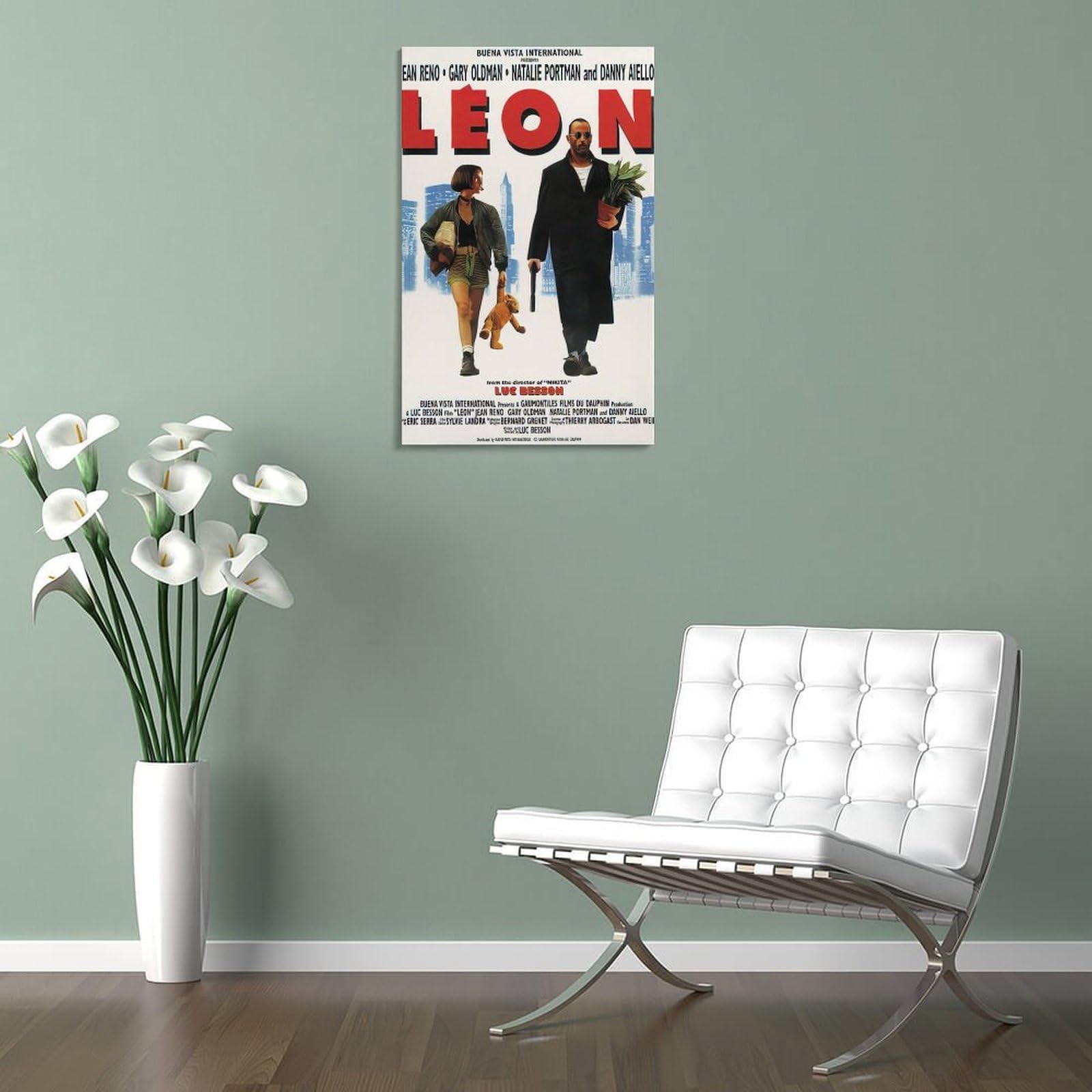 Amazon.co.jp: レオン 映画 ポスター キャンバス 芸術 ポスター 壁