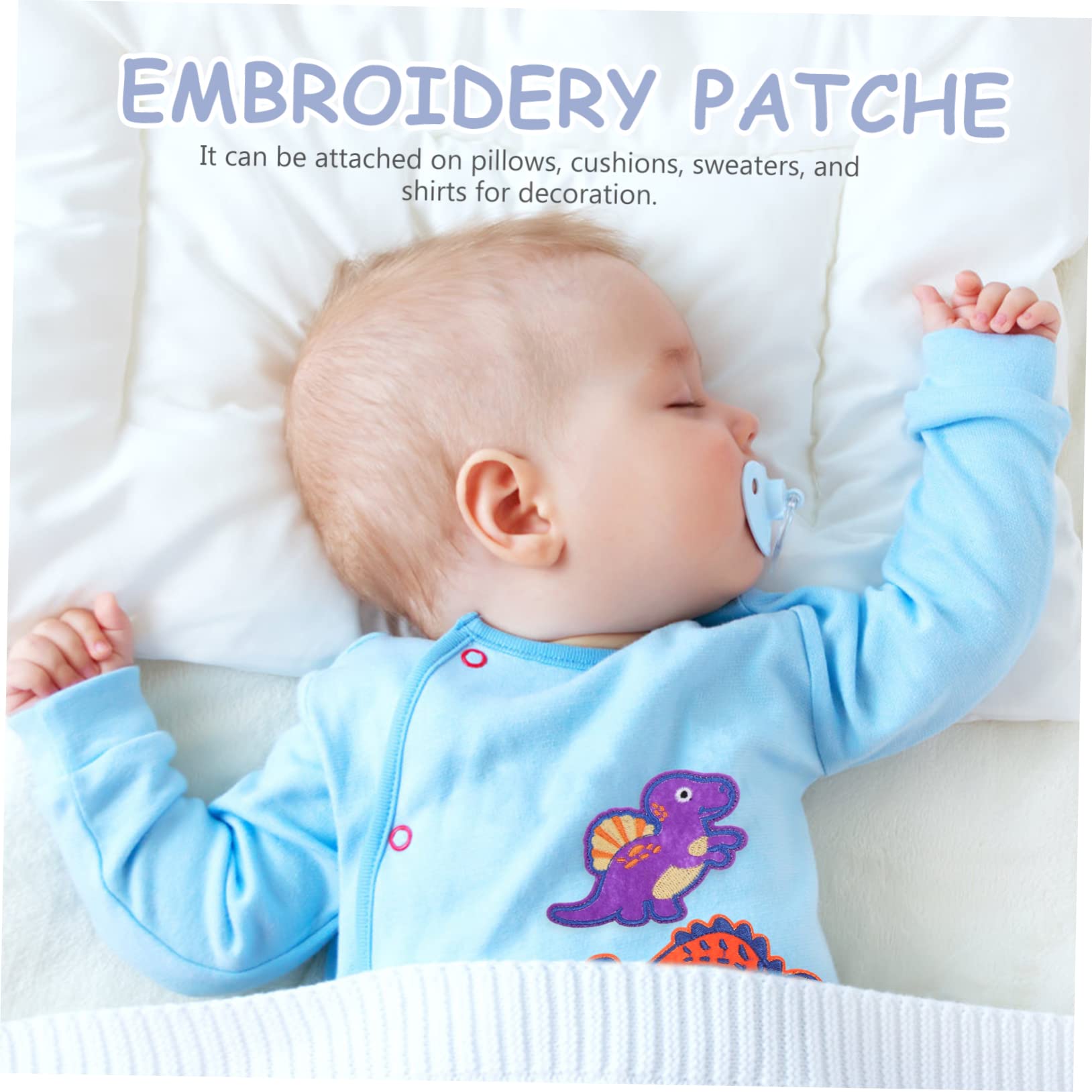 VILLCASE 4stücke Cartoon Dinosaur Patches Bügelflicken Für Kinderbekleidung Rucksäcke Hüte Und Jeans Zum Reparieren Und Dekorieren