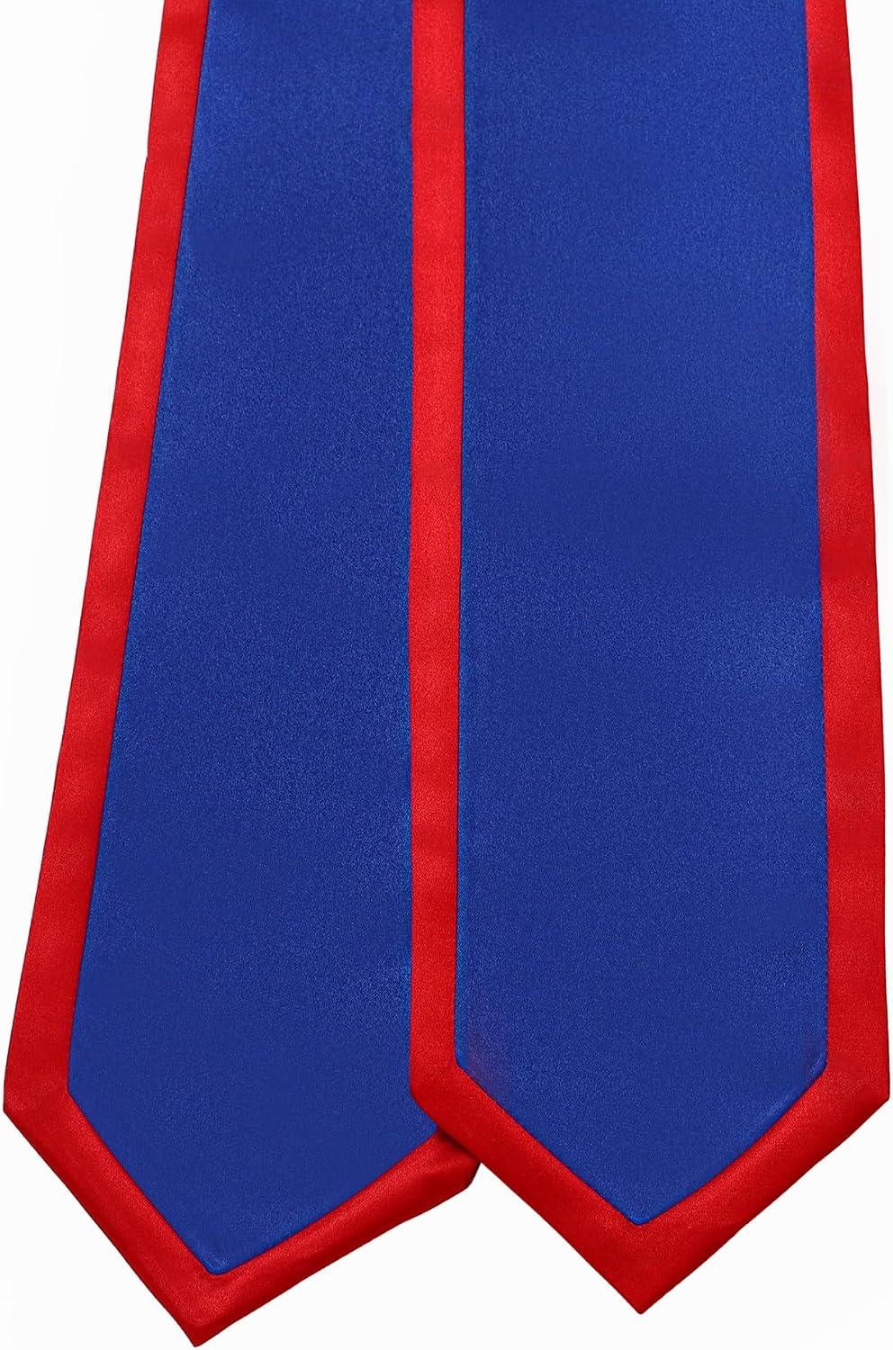 Newrara Deluxe Unisex Adult Plain Graduation Honor Stole Sash Classic End with Trim 72" Long image 2