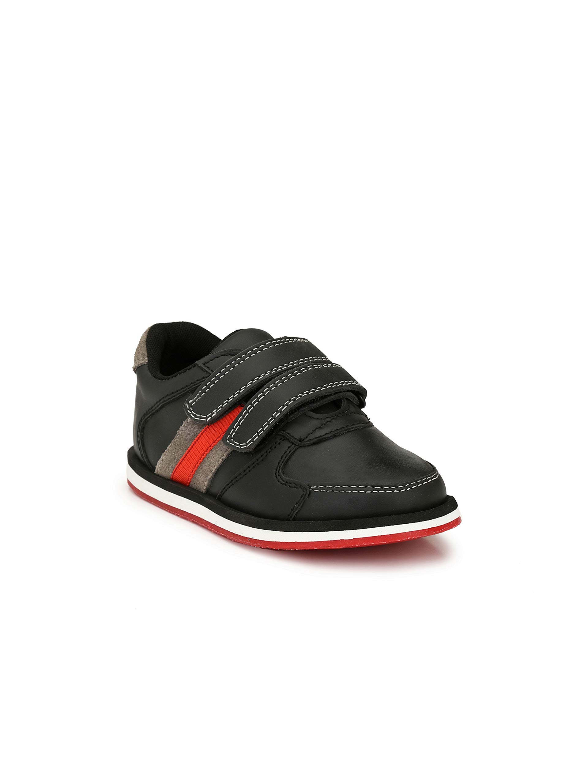 Kid's Genuine Leather Comfortable Breathable Antiskid Jogger Running Shoes for Boys