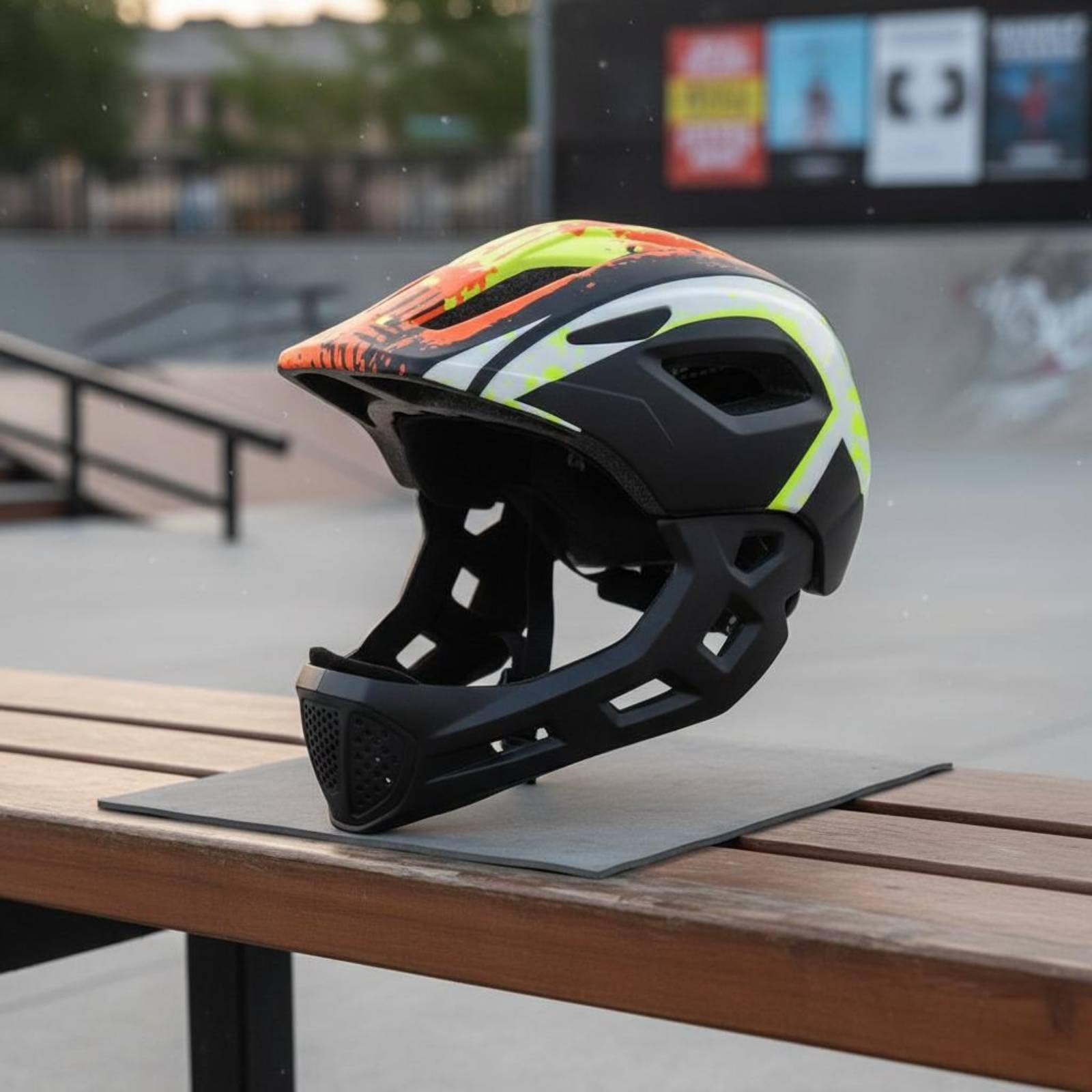 Baoblaze Kids Headgear Casco Infantil Bicicleta Patines Monopatín Cobertura Completa con Ajuste Rápido Ventilación Eficiente Carcasa Aerodinámica PC Ligero, Color to 1, S 52-56cm