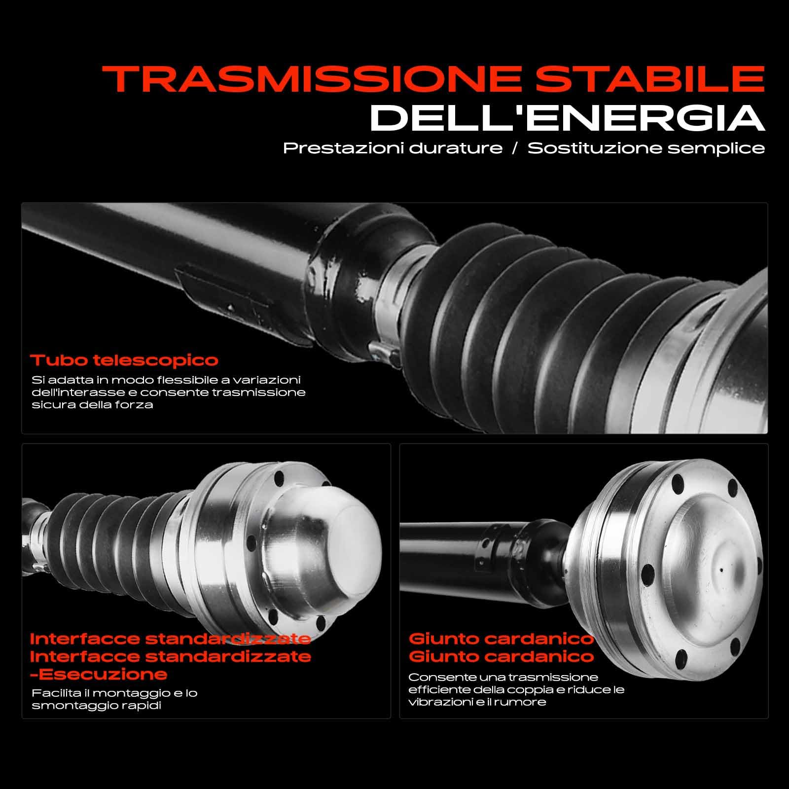 Frankberg Albero cardanico albero di trasmissione anteriore 26107564740
