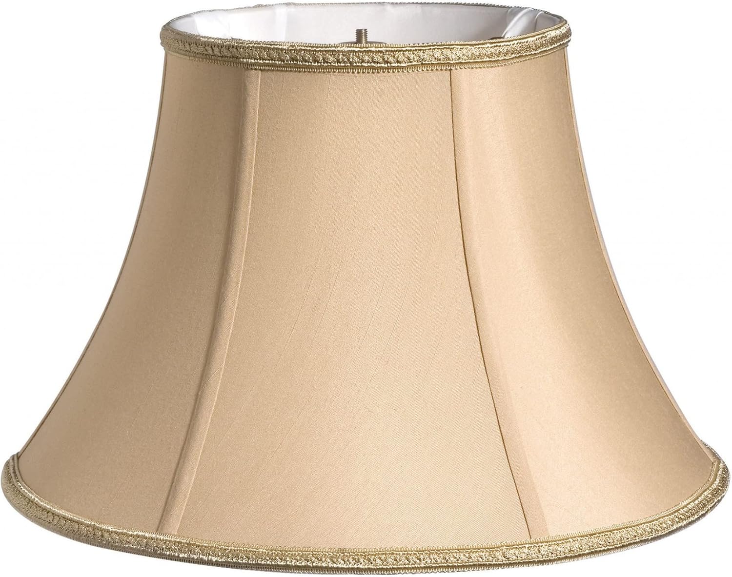 Gold Shantung Silk Oval Lamp Shade