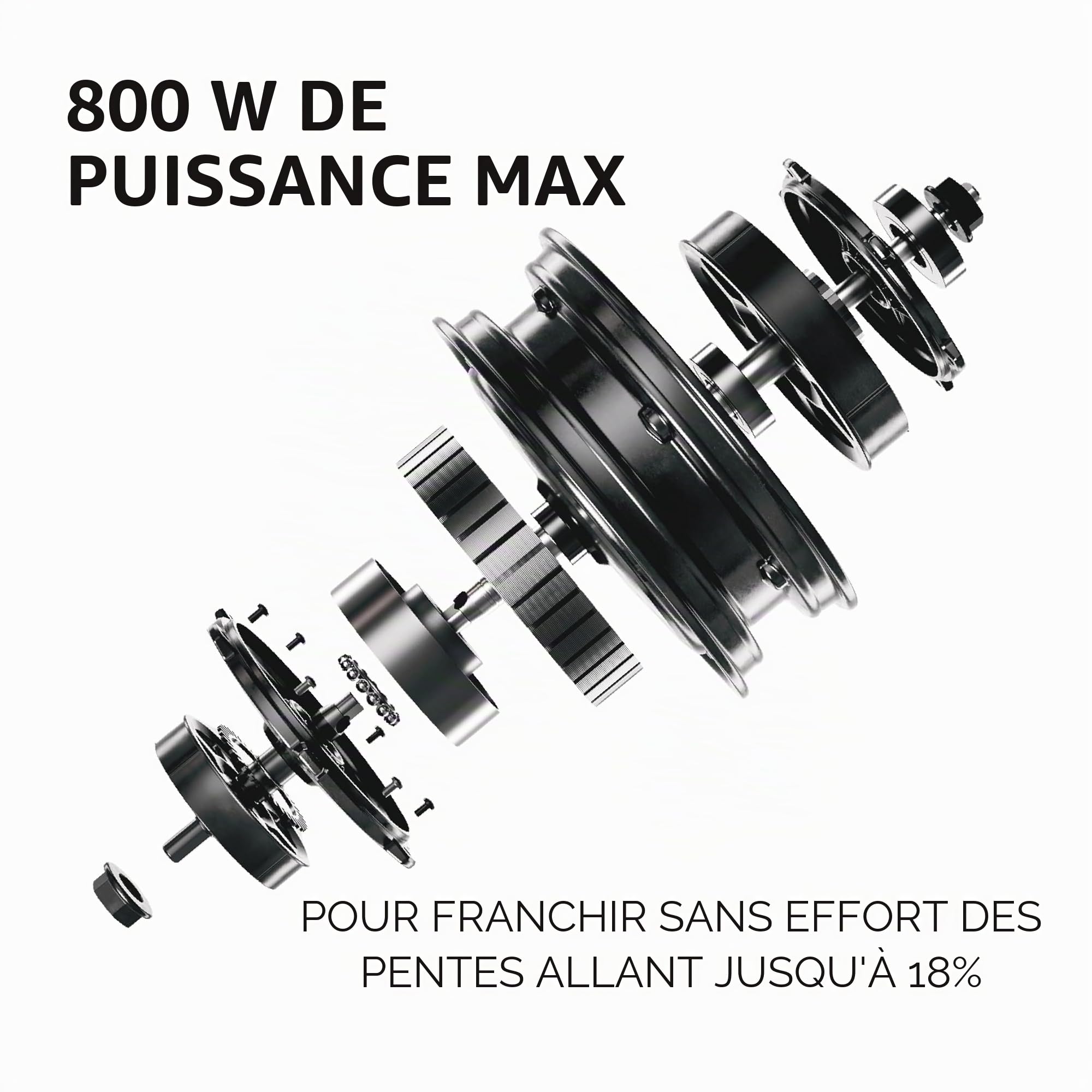 Segway-Ninebot E3 Pro D E-Scooter pour Voyageurs avec permis de Circulation, portée de 55 km (47 km à 20 km/h), Pliable et léger (17,9 kg), Suspension Avant et arrière, pneus de 10 Pouces