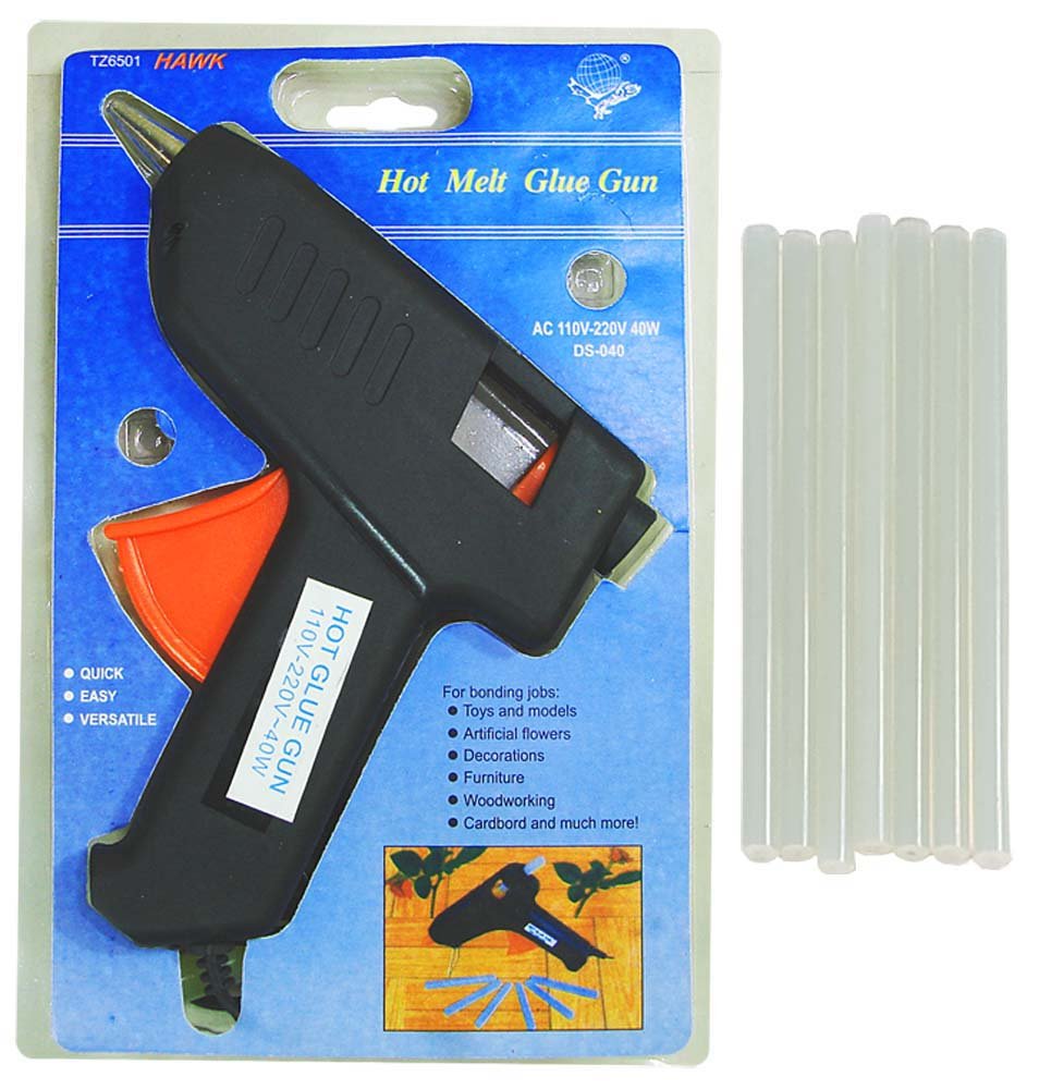 ToolUSA 40 Watt Glue Gun | 50-piece 1/2