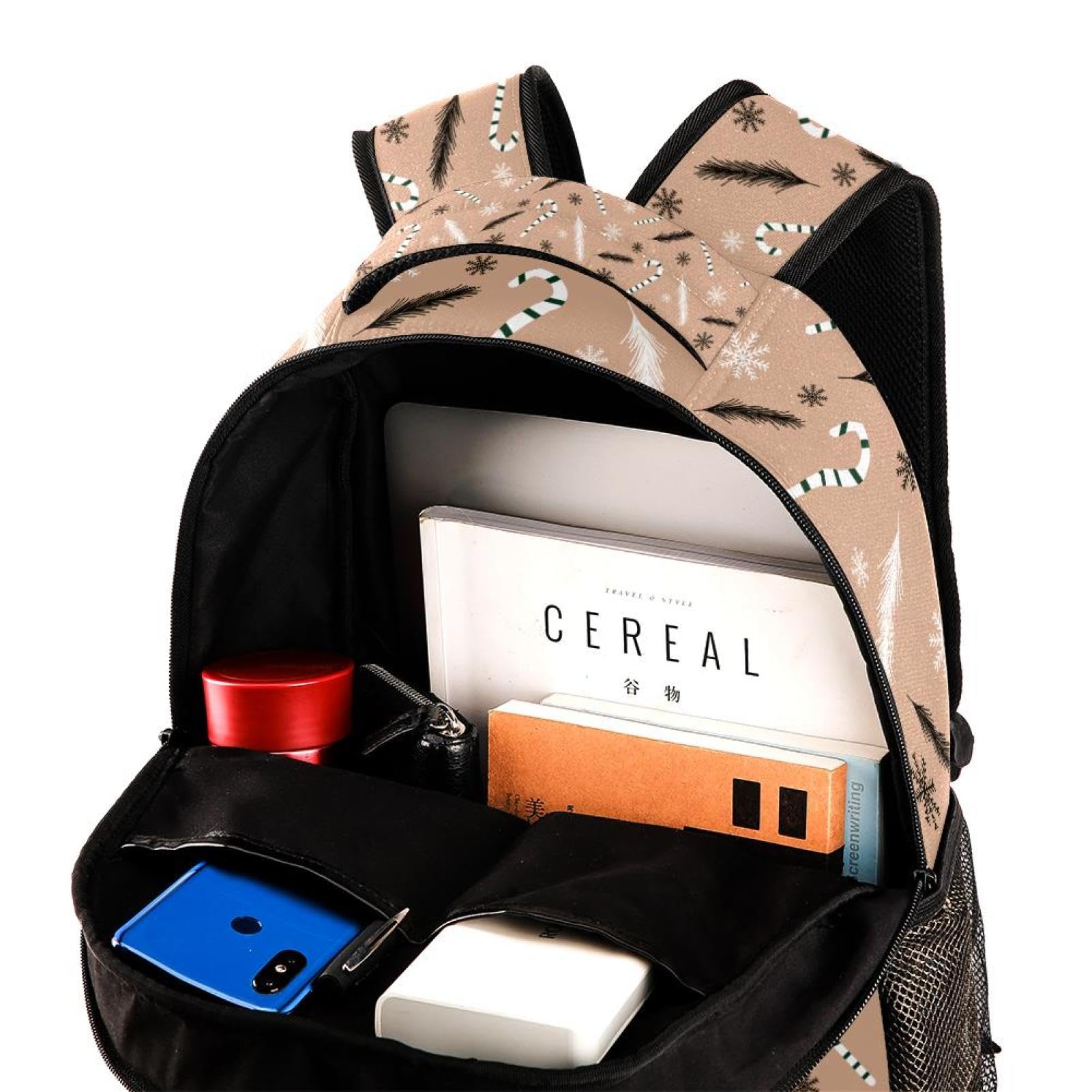 Zaino scolastico per uomini e donne, borsa invernale da viaggio per computer portatile, zaino leggero per università, zaino casual per libri