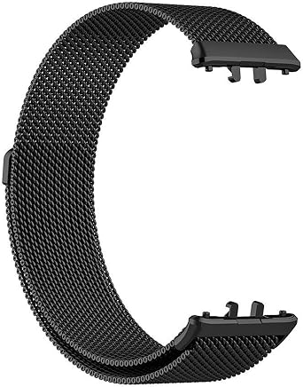 Microsonic Samsung Galaxy Fit 3 Milanese Loop Kordon Samsung Galaxy Fit 3 ile Uyumlu Kordon, Ak ll  Saat Kay