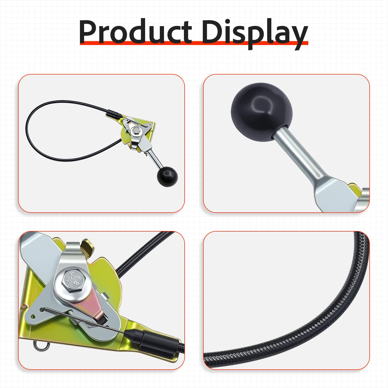 Amazon.com: XVRTJ 064-8057-00 Mower Brake Cable Fits Bad Boy Brake