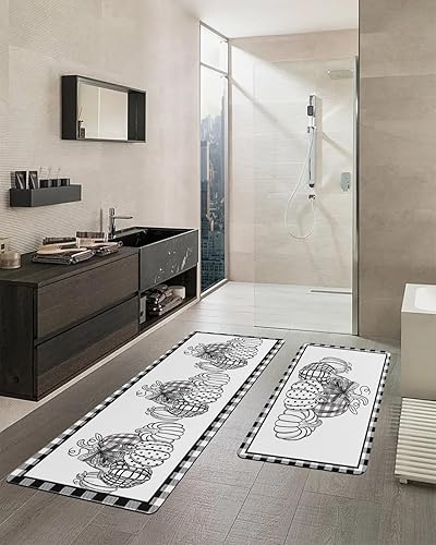 Miniatura 8 de Tapete de baño para bañera, antideslizante, de secado rápido y absorbente, de tierra de diatomeas, para fregadero de cocina, lavable, diseño de