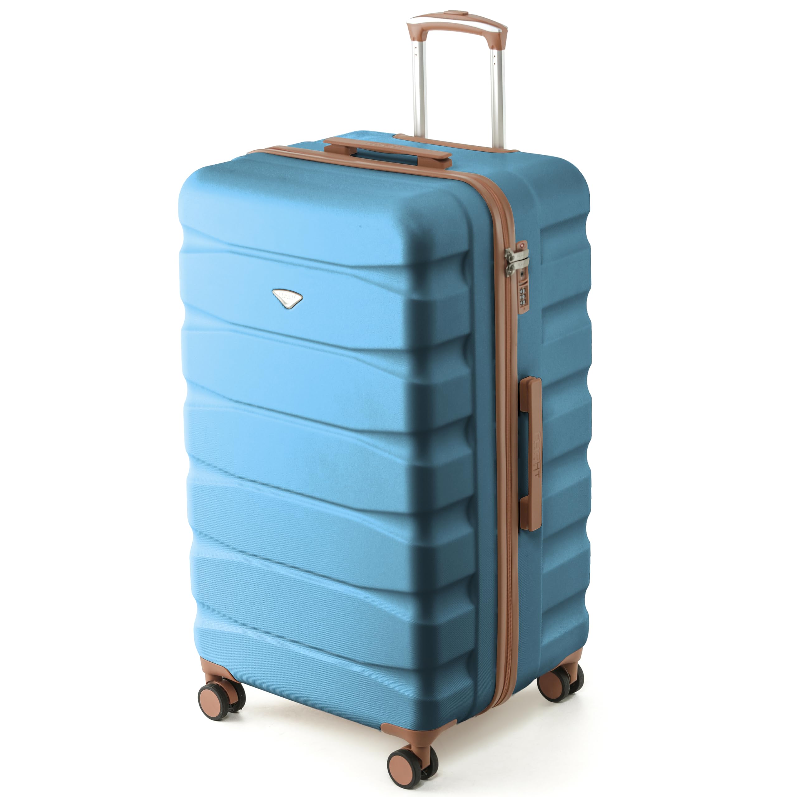 Flight Knight Underseat Cabin Suitcase 45x36x20cm | Free Hand Luggage for EasyJet & Wizz Air | Lightweight ABS Hard Shell with 8 Silent-Glide Spinner Wheels | Max Space Travel Bag — view 316