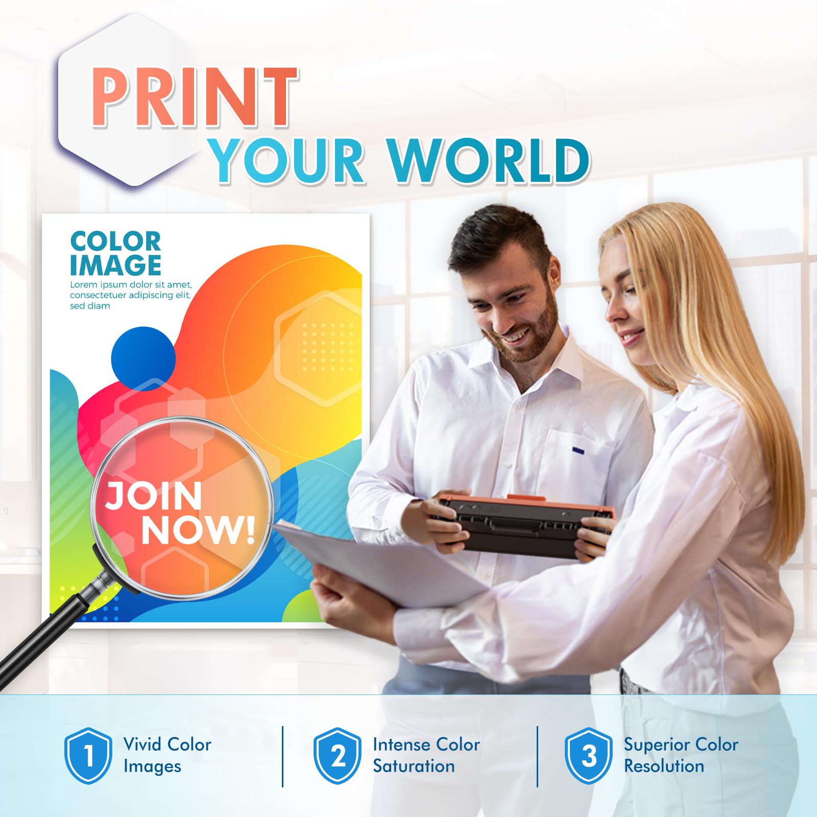 TN247 DCP-L3550CDW TN-243CMYK Compatible Toner pour Brother MFC-L3750CDW TN243 Multipack MFC-L3770CDW MFC-L3730CDN HL-L3210CW HL-L3230CDW MFC-L3710CW DCP-L3510CDW TN243CMYK Noir Cyan Magenta Jaune
