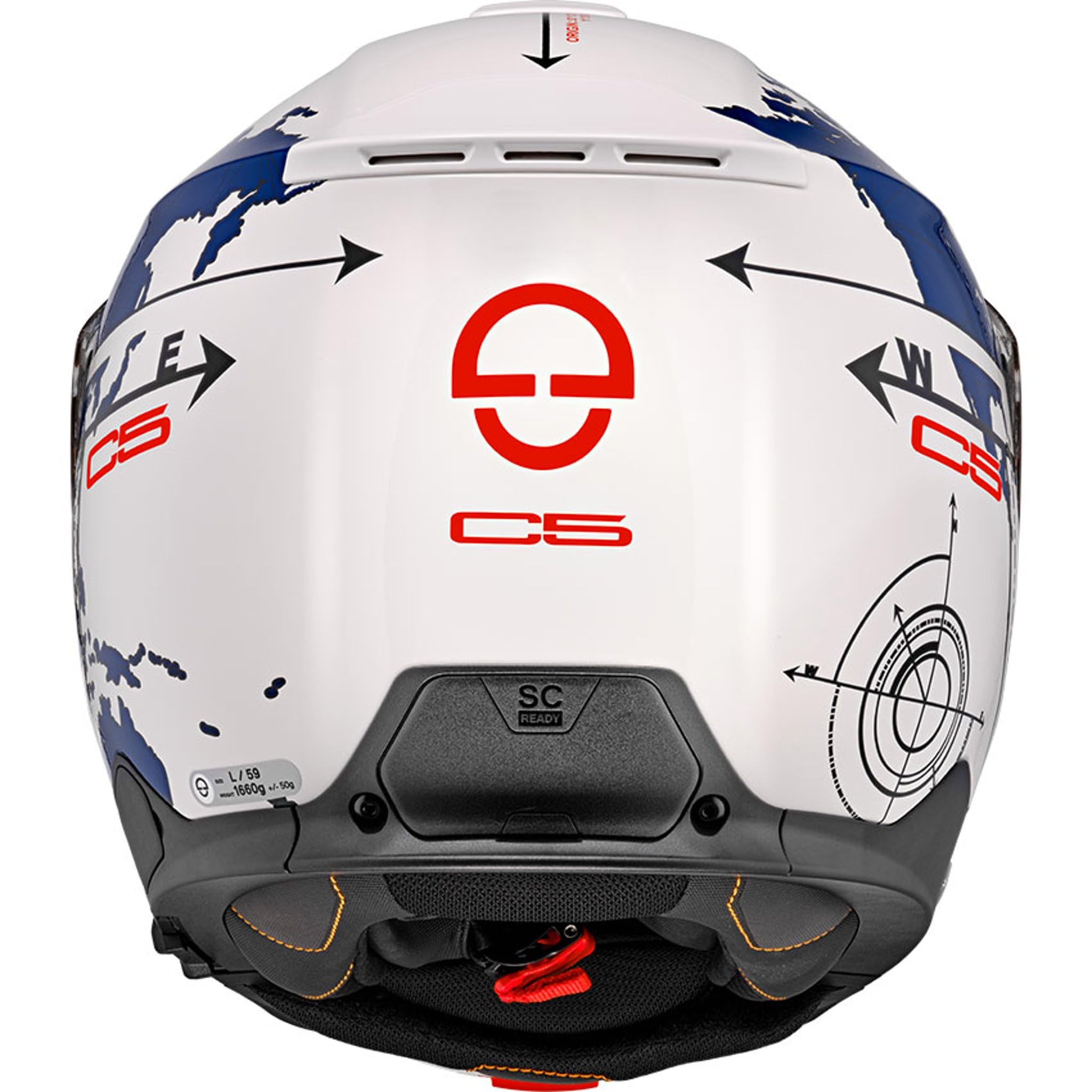 SCHUBERTH CASCO C5 GLOBE BLU 61 (XL)