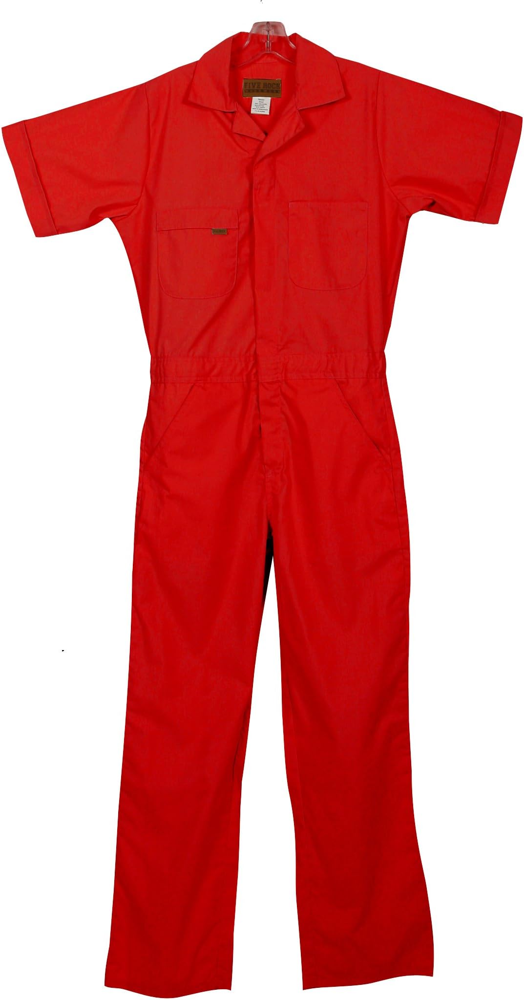 Poplin Short Sleeve Unlined Coveralls Relaxed Fit