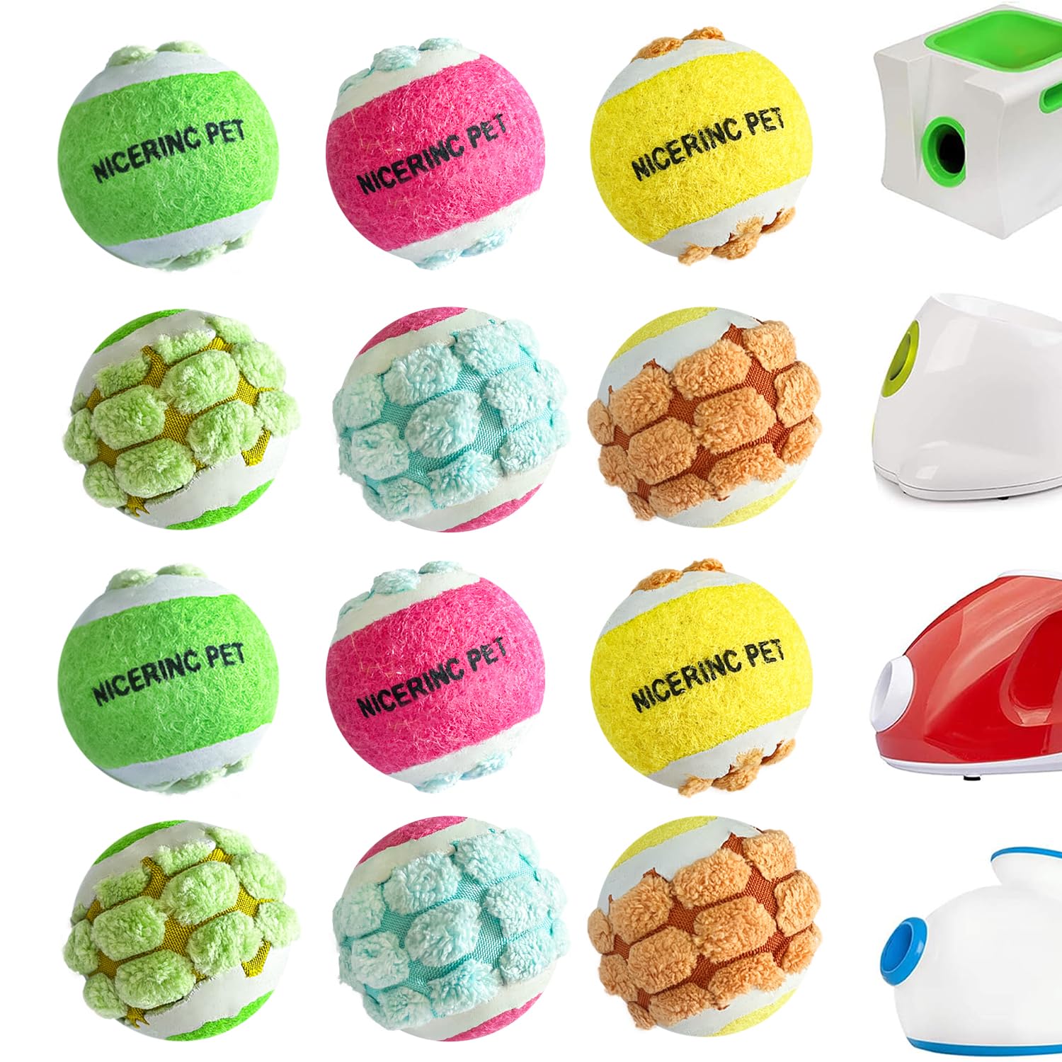 X-Small Dog Tennis Balls Dog Toys Ball 1 72 Pack of 12 Fit Ball Launchers