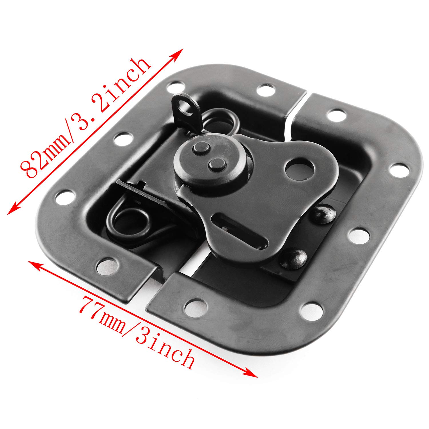Flight Case Black Electroplated Turn Catches 2PCS Black Butterfly ...