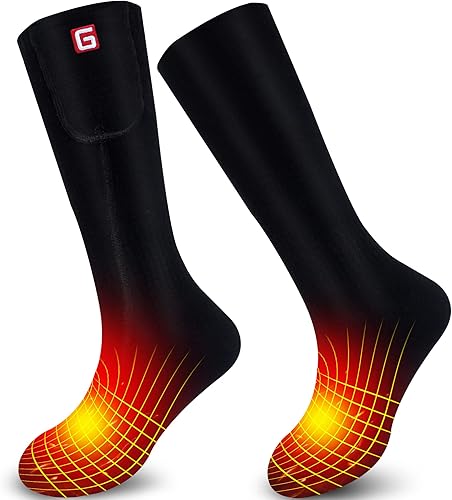 Calcetines térmicos de primavera para hombres y mujeres, eléctricos recargables, calcetines térmicos de algodón cálido para equitación, camping,