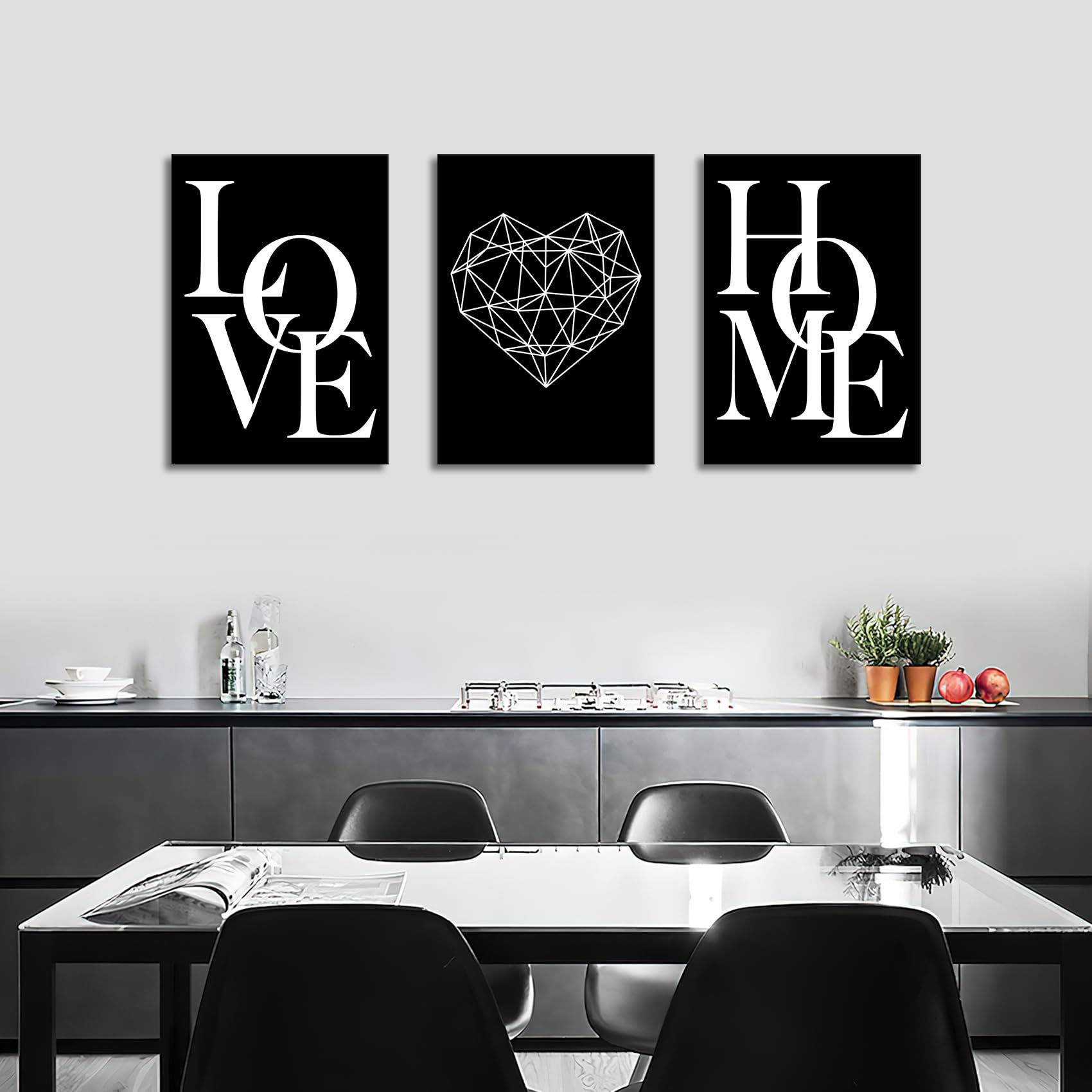 3 Pcs Wooden Framed Canvas Wall Art Set Bohemian Sage Green Canvas Prints Poster Geometric Line Beige Green Pictures for Living Room Bedroom Dinning Room Hallway Stairs Wall Decor 30x40cm x3pcs — view 256