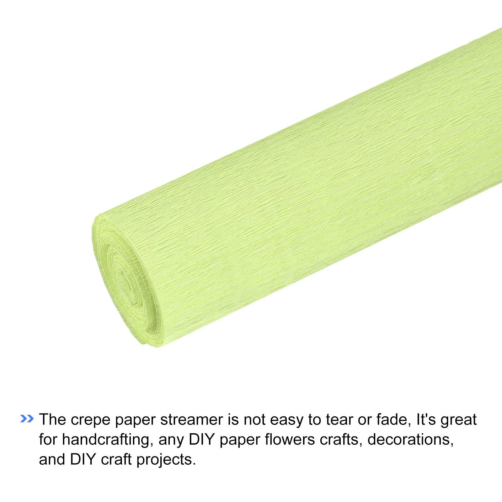 Rouleau Papier Crépon 210x50cm - Vert Foncé - Décoration Fête Mariage Anniversaire - QUARKZMAN