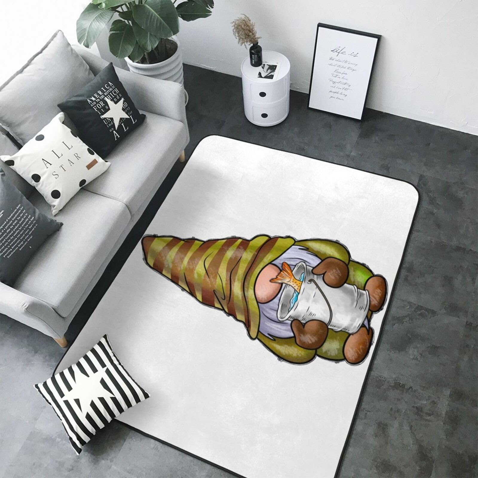 Tapis de chambre cosy pour créer un coin lecture cocooning