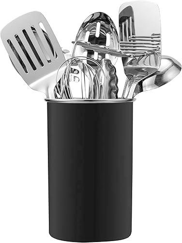 Miniatura 6 de COOK WITH COLOR Juego de utensilios de cocina 10 piezas de alta calidad antiadherentes y resistentes al calor, espátula, servidor de espaguetis,