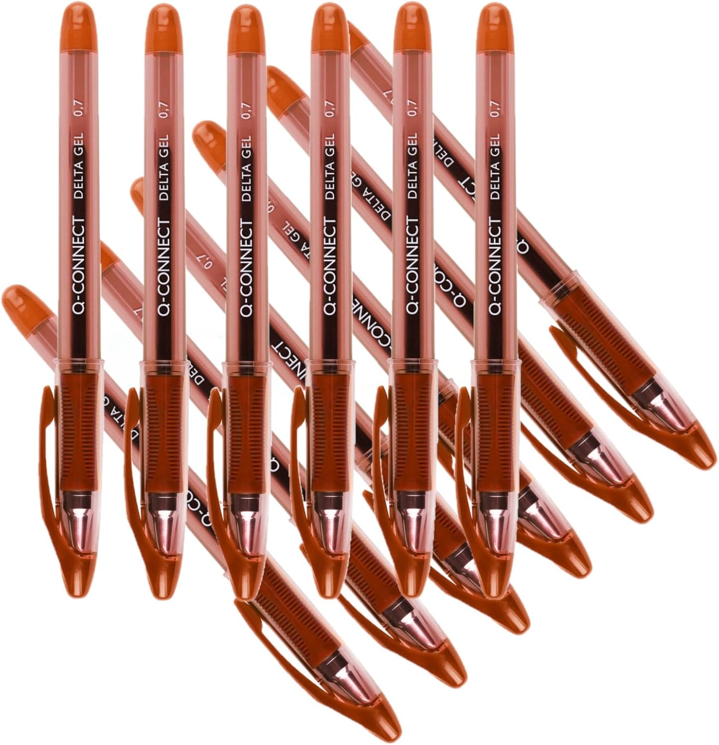 Q-CONNECT Quick Dry Gel Pen KF00678 - Black, Pack of 12
