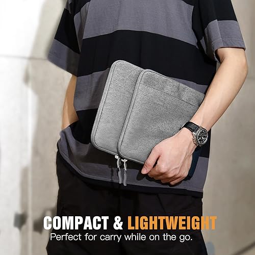 Miniatura 7 de TiMOVO Funda de transporte para laptop de 13.3 a 14 pulgadas con bolsillos para iPad Air de 13 pulgadas 2024, iPad Pro de 13 pulgadas 2024, MacBook