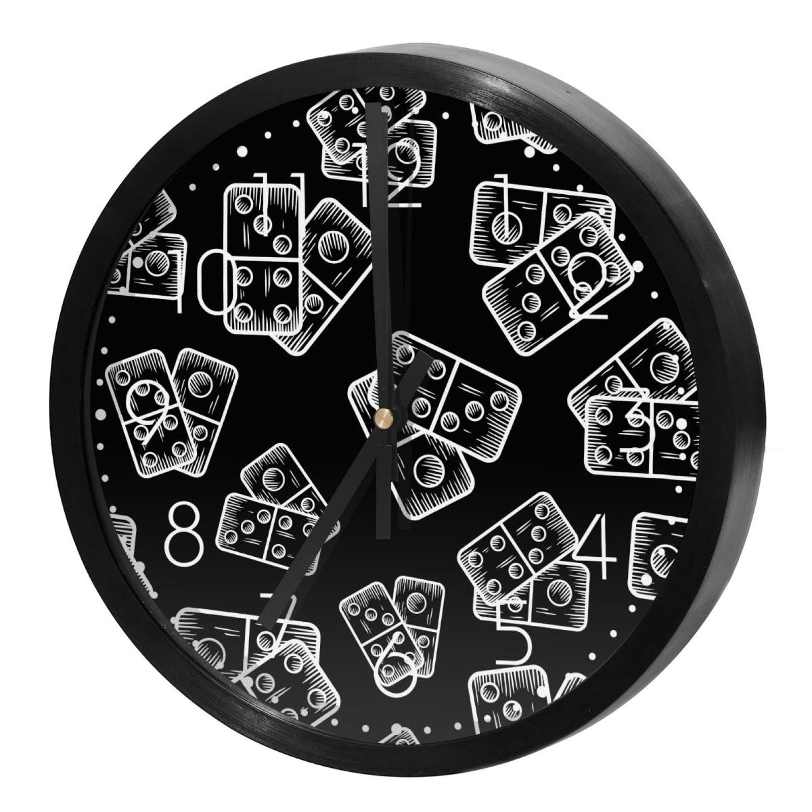 Horloge murale silencieuse à quartz sans tic-tac pour une concentration totale