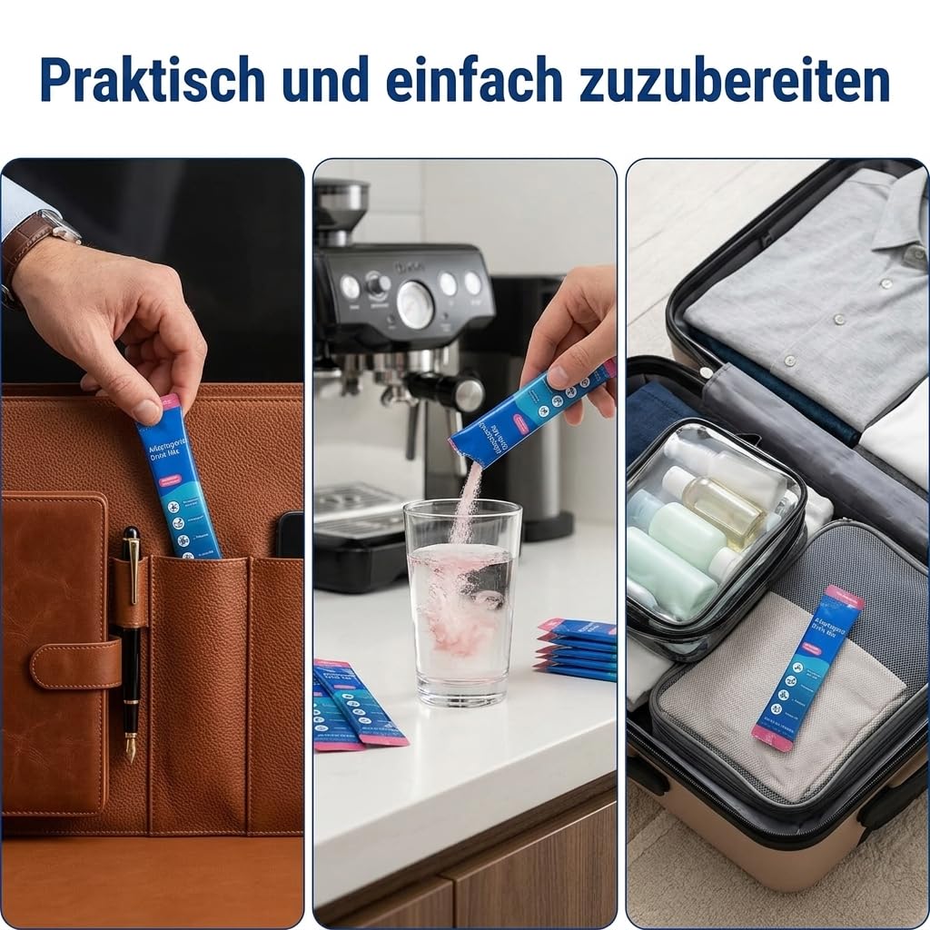 Cortisol Cocktail Pulver 60 Stück Cortisol Senken Abnehmen Entspannt Bleiben für Damen Herren