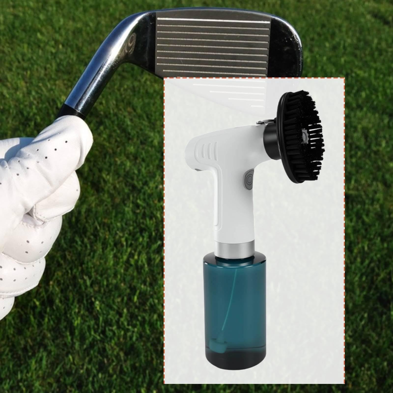 Golf Club Cleaner Bürste Elektrisch Und Kompakt Golfzubehör Leichtes Gewicht mit Starren Borsten Einfache Handhabung für Golfer Platzrunde