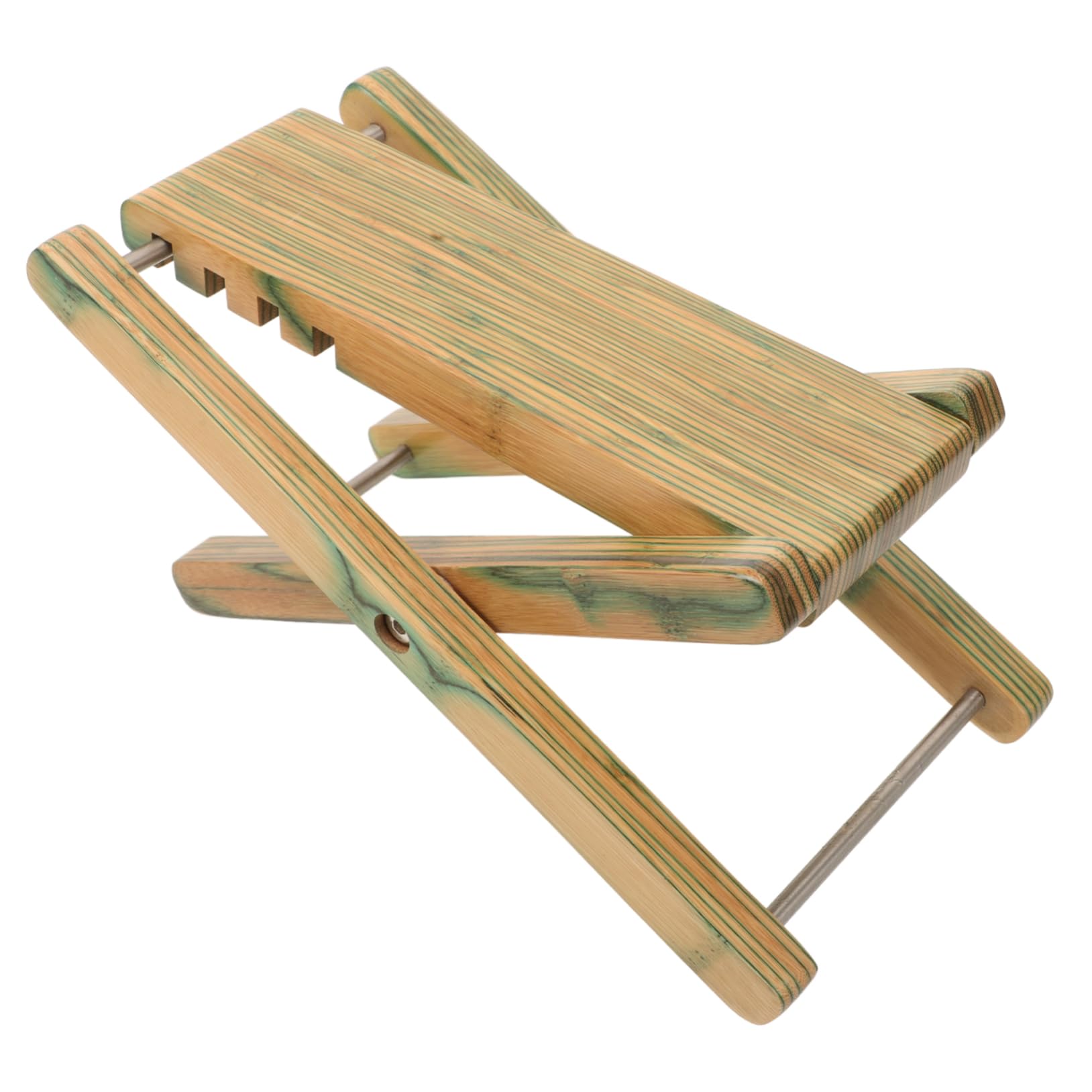 ORFOFE Sgabello Poggiapiede in Legno Pieghevole Regolabile per Chitarra