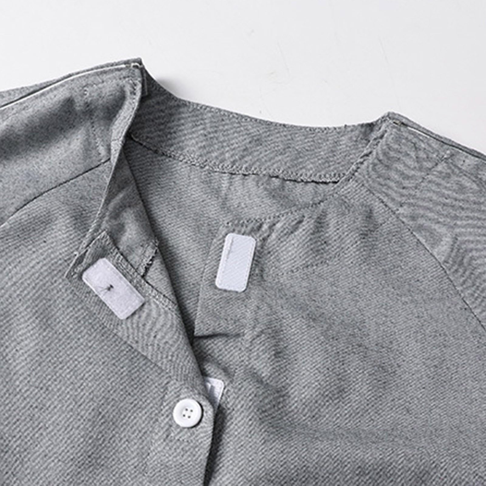 Generisch Ropa completa Tearaway Hombres Hospitalizados Ropa de Paciente Paciente Paralizados Ancianos Postoperatorios Ropa Postoperatoria Postoperatoria Camisa Manga Larga Pantalones de