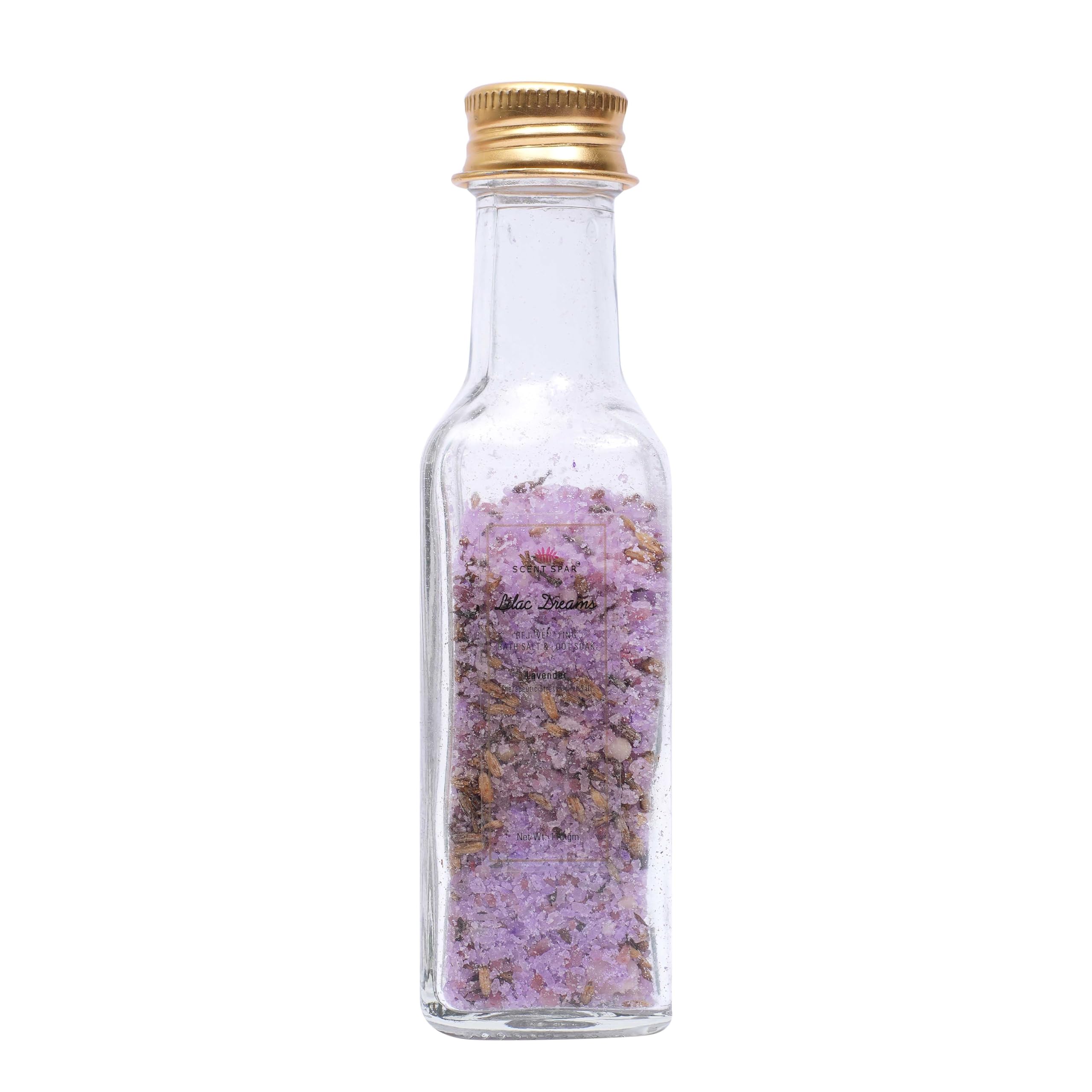SCENT SPAR Lilac Dreams Therapeutic Foot Salt | Relaxing Muscle Pain Relief | Epsom Salt & Essential Oils | Foot Soak