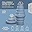 HYDAWAY 25oz Collapsible Water Bottle - BPA-Free, Leakproof, Lightweight, and Space-Saving - Perfect for Hiking, Travel, and All-Day Hydration