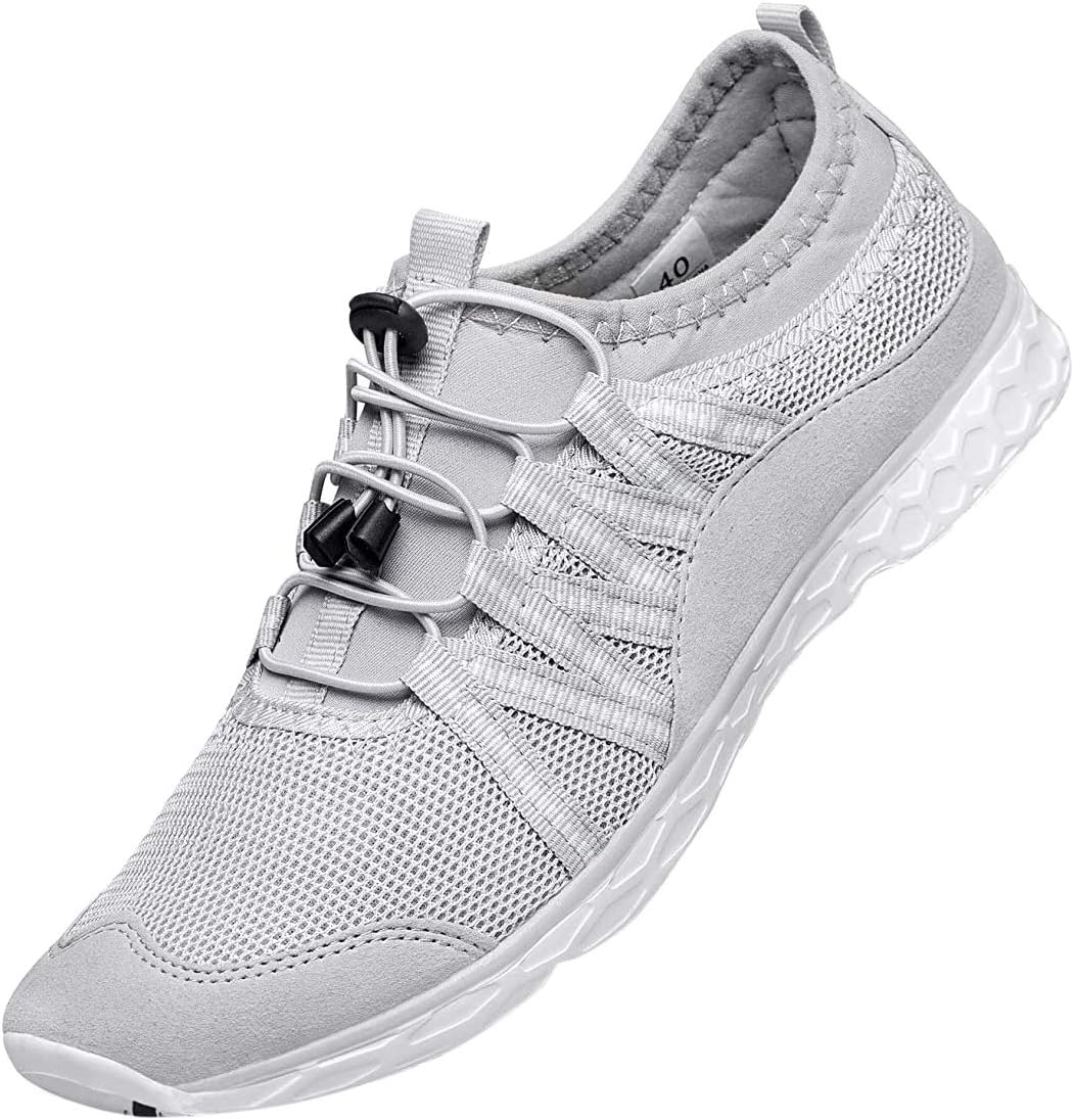 lavibelleUnisex Aqua Water Shoes Quick Dry Beach Trainers for Mens Ladies