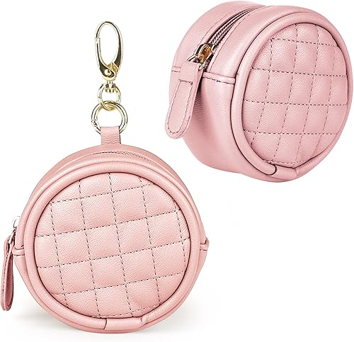 Soporte para chupete de bebé con clip, funda para chupete Maveek para bolsa de pañales, bolsa con clip Binky con cremallera para niños y niñas,