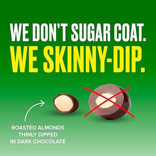 Miniatura 6 de SkinnyDipped Mocha Splash Almonds, Healthy Snack, Plant Protein, Gluten Free, 3.5 oz Resealable Bags, Pack of 5