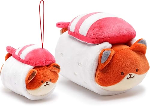 Anirollz - Juego de 2 piezas de peluche para niños Foxiroll