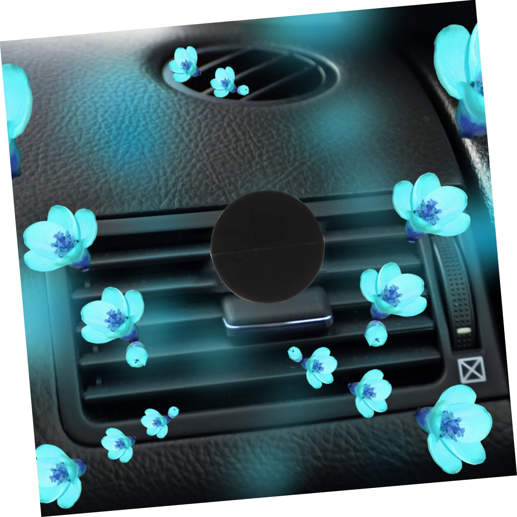 UKCOCO Clip per Profumatore Auto 100 Pezzi in Metallo e Plastico per Bocchette D'aria Auto Nero, Resistente e Compatibile per Decorazione e Fai da Te