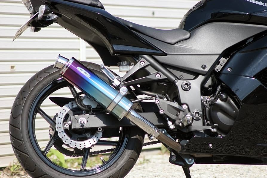 専用Realize ニンジャ250 Aria チタン (TypeC) マフラー Amazon | Realize ニンジャ250R バイクマフラー JBK-EX250K 2008
