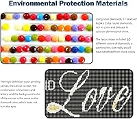 Vista 11 de JesMolla Kit de pintura de diamante redondo completo 5D por números para adultos, kits de pintura de diamantes redondos de taladro completo, kit