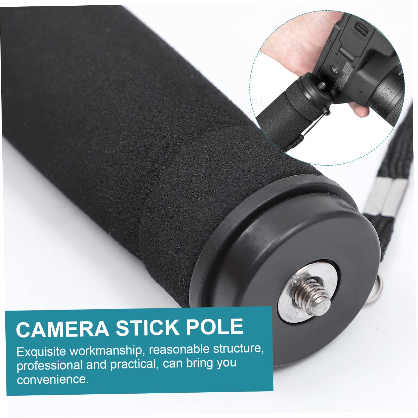 SHINEOFI Monopiede Telescopico Compatto Per Fotocamere Digitali Asta Per Dslr Per Viaggi Eventi Sportivi e Fotografia All Aperto