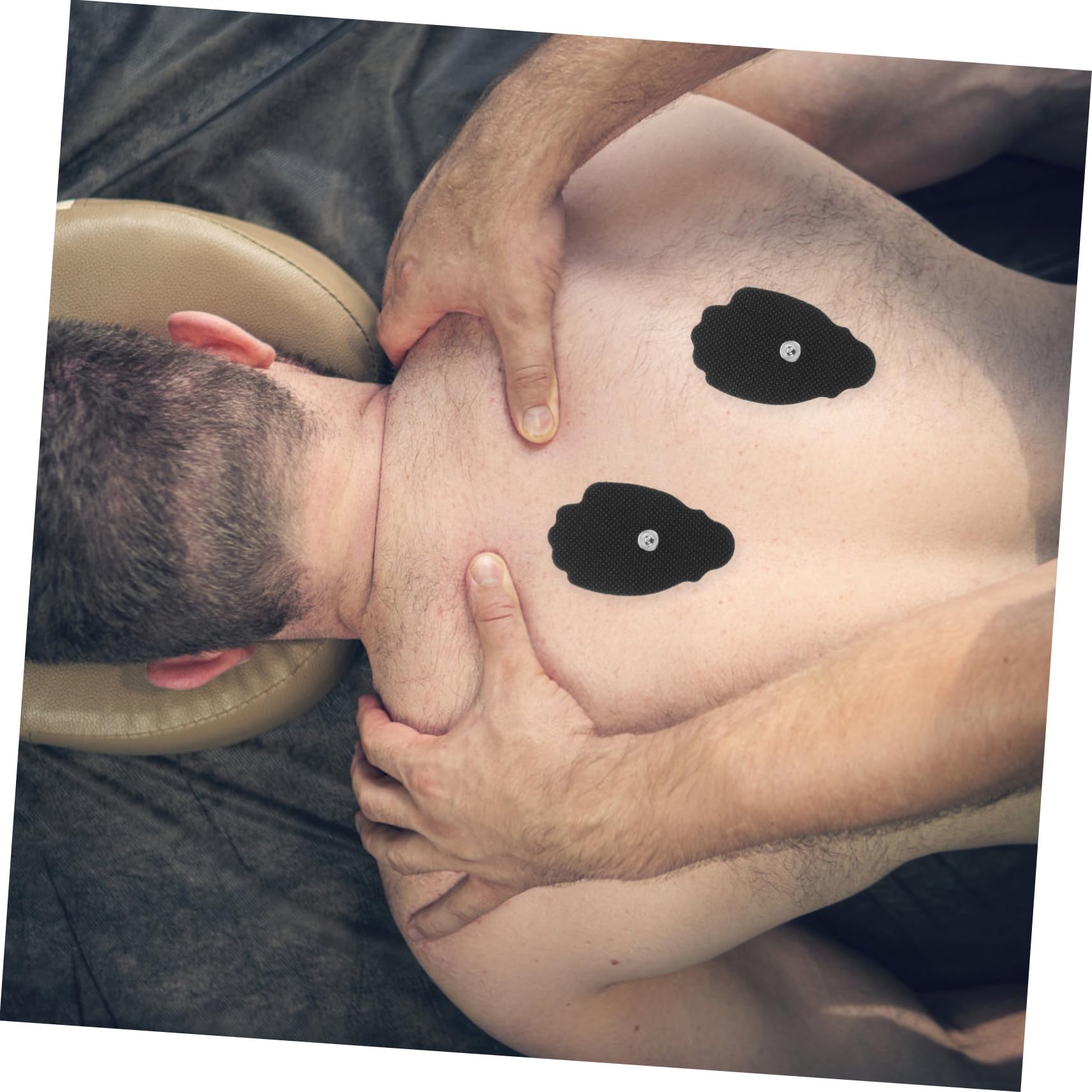 Healvian 50stücke Tragbare Massage-pads Professionellen Nicht Gewebten Stoffen Selbstklebende Für Effektive Muskelstimulation Und Entspannung