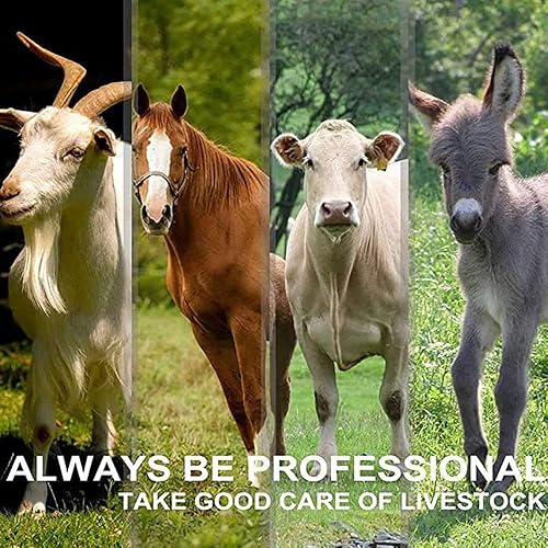 Miniatura 8 de SHENGSHIYU Cortapelos eléctricos de 690 W, tijeras resistentes con caja de herramientas para perros, caballo, cerdo, ganado, granja, ganado, otros