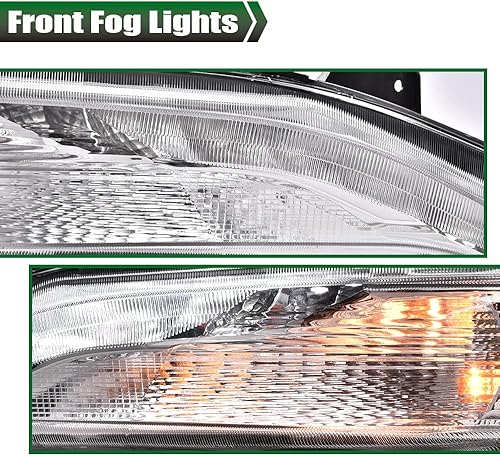 Vista 78 de GRAND ORANGE Luz antiniebla compatible con Chevy Cruze 2016 2017 2018 (no apto para modelos manuales Lt o manuales diesel) proyector de conducción