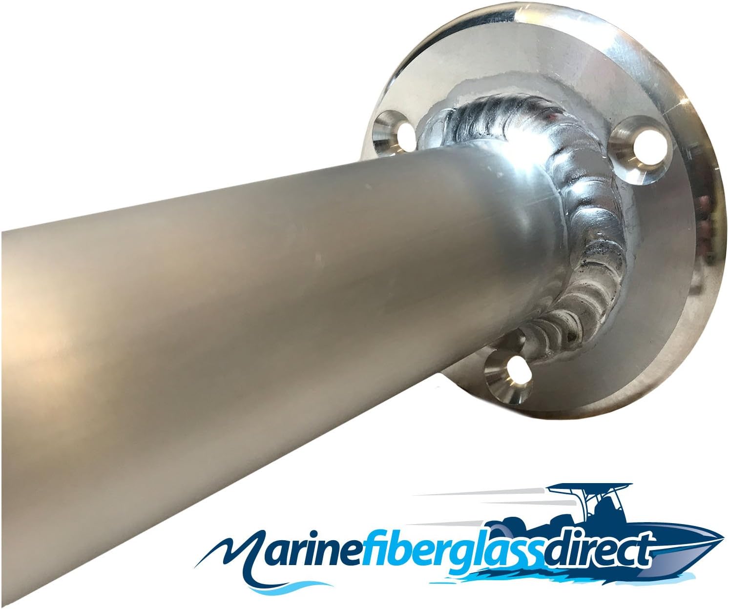 30" (H) x 13" (W) Aluminum Handrail - for 8" Steps/Stairs - Safety Grab Bar - Dock, Boat, Pool, Hot Tub, etc.