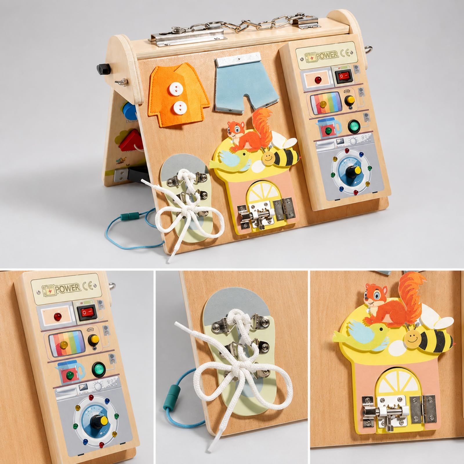 Klappbar Busy Board
